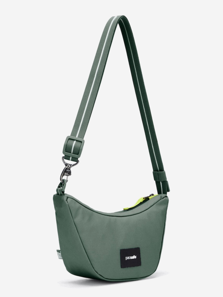 Сумка антивор Pacsafe GO Lunar Crossbody, зеленый, 2,5 л.