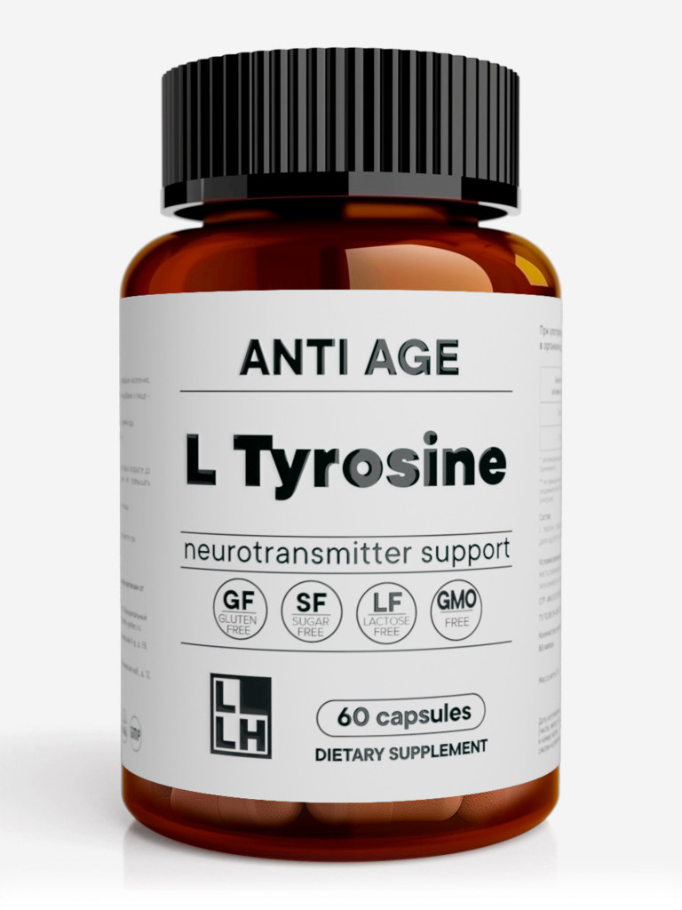 Тирозин Anti-age LLH, 60 веганских капсул