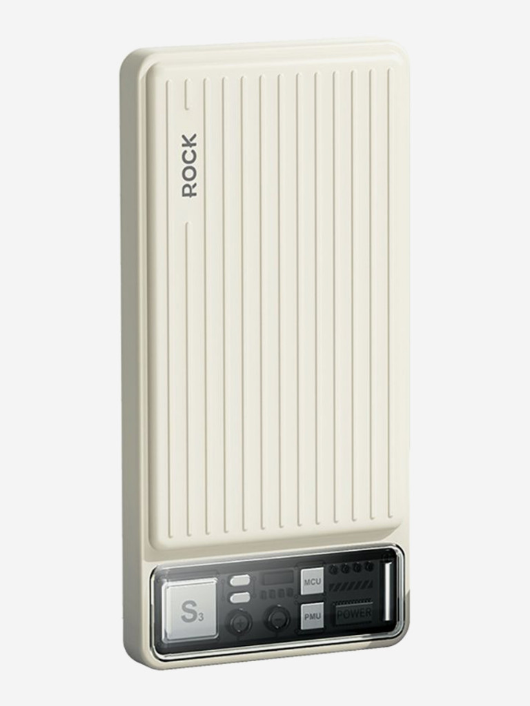 Внешний аккумулятор ROCK P91 PD20W Travel Series Power Bank 10000mAh бежевый
