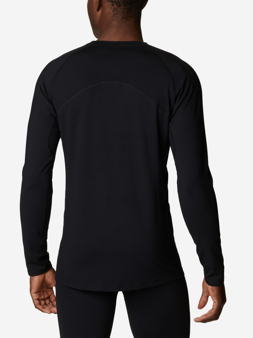 фото Термобелье верх мужское columbia m omni-heat infinity knit ls crew, черный