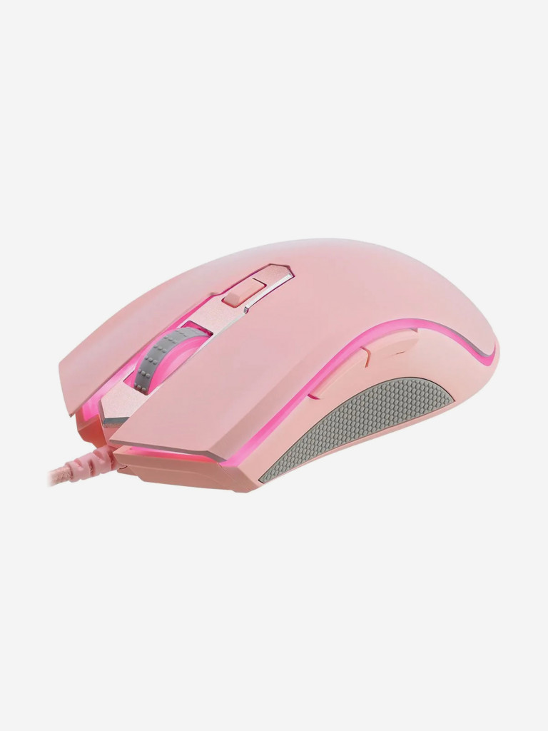 RAPOO Игровая мышь проводная V25S, цвет - розовый (12278)