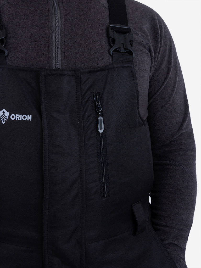 Костюм с полукомбинезоном зимний, таслан, ORION Active, Юпитер черный-т.синий