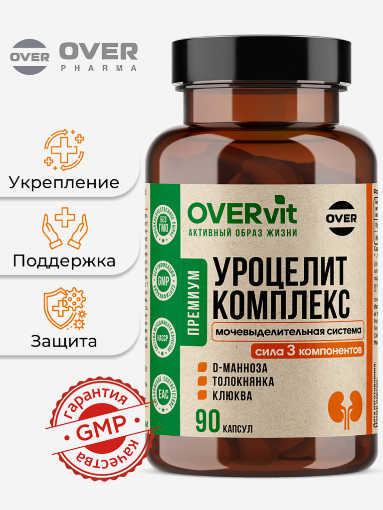 Уро-целлит,OVER, 90 капсул