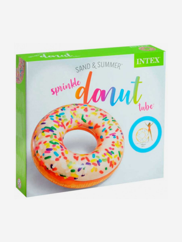 Надувной круг пончик Intex 56263NP Sprinkle Donut Tube 99см 9+