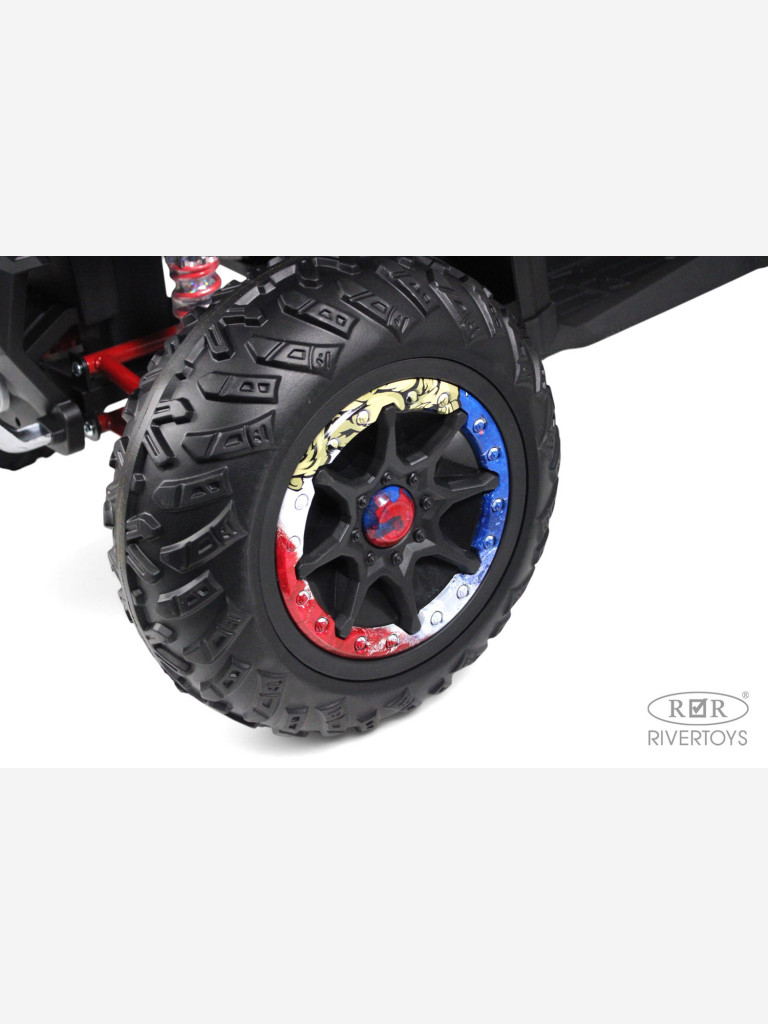Детский электроквадроцикл RIVERTOYS Z111ZZ русский медведь