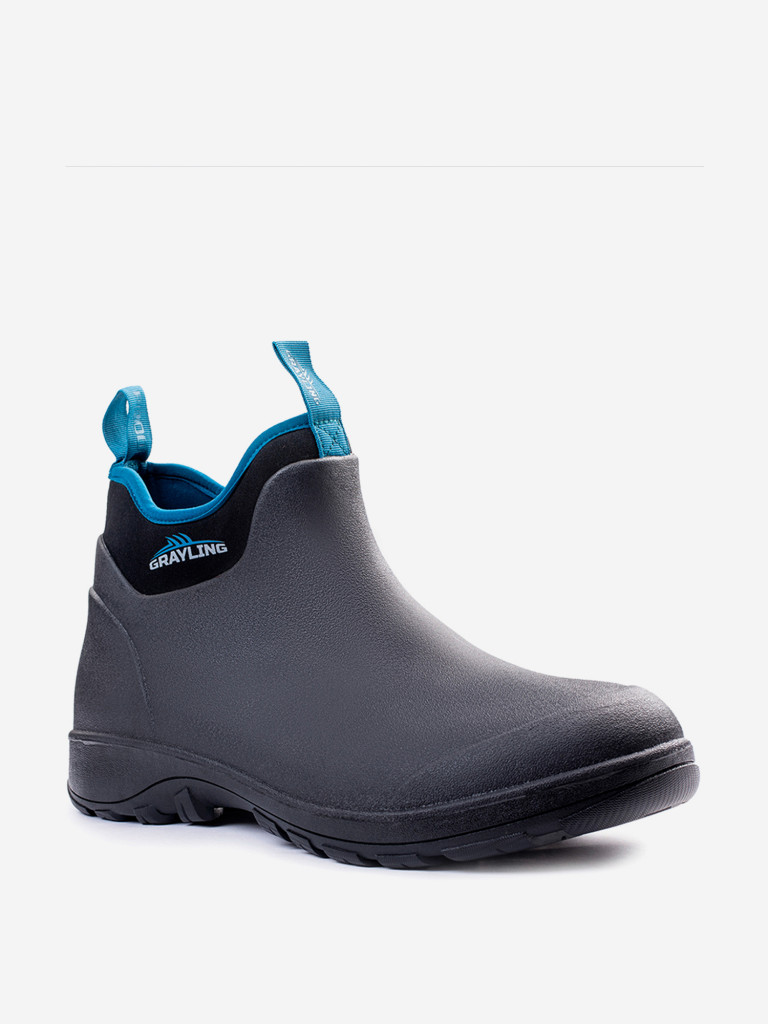 Рыбацкие неопреновые низкие сапоги GRAYLING Reef(Риф) черный/синий