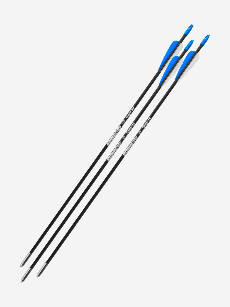 Стрела лучная фибергласс Centershot Sonic 28" оперение Parabolic 3" (12 шт.)