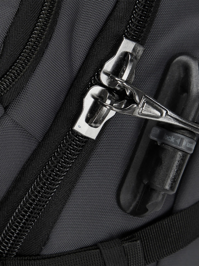 Рюкзак в ручную кладь антивор Pacsafe Venturesafe EXP35, серый, 35 л.