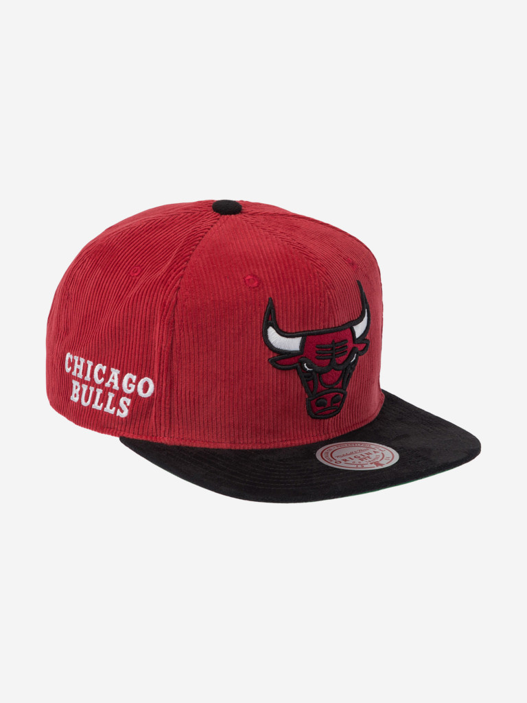 Бейсболка с прямым козырьком MITCHELL NESS HS10402-CBURED1 Chicago Bulls NBA (красный)