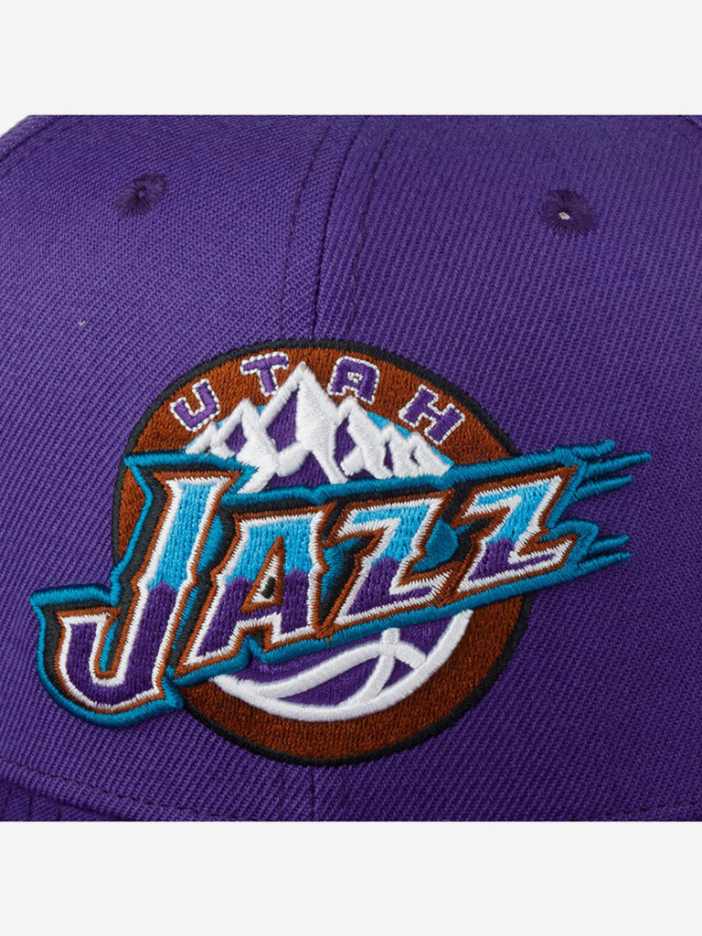 Бейсболка с прямым козырьком MITCHELL NESS HHSS3258-UJAYYPPPPURP Utah Jazz NBA