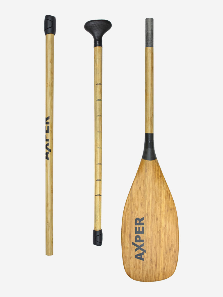 Весло для SUP AXPER BAMBOO SKIN CARBON