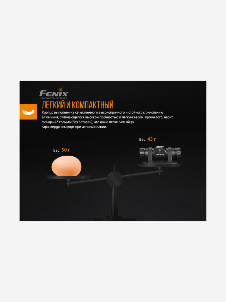 Налобный фонарь Fenix HM23