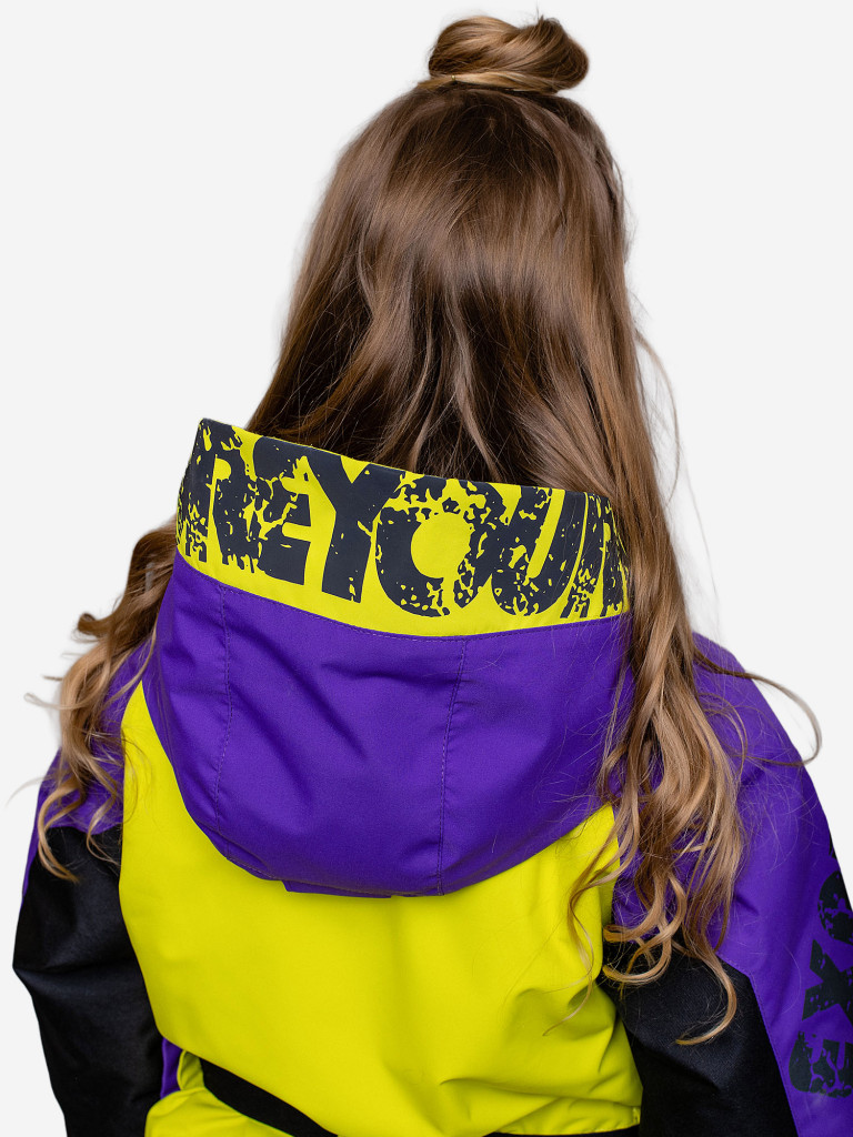 Комбинезон утепленный для девочки batik Марси лимонный