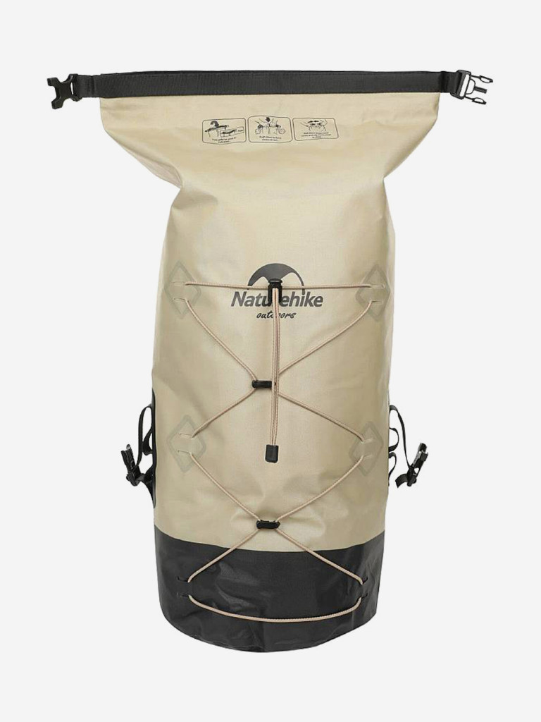 Герморюкзак Naturehike TB03-shimmer-TPU, 30л, бежевый
