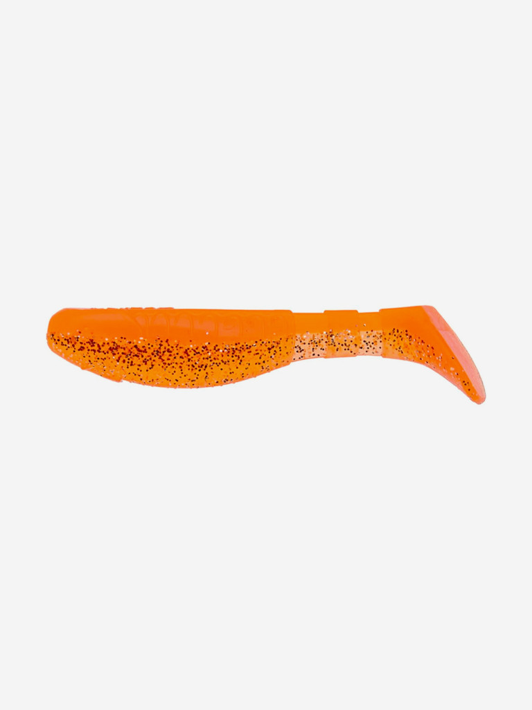 Мягкая приманка Helios Chubby, 3,55'' / 9 см, Orange & Sparkles, 100 шт (HS-4-022-N)