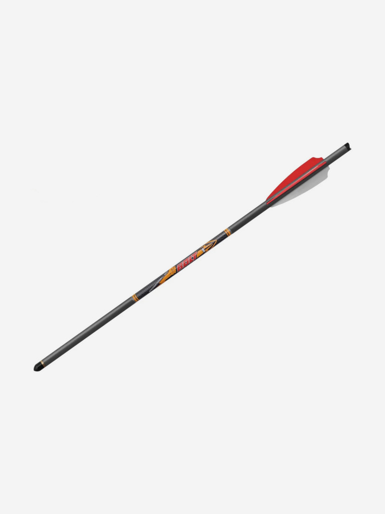 Стрела арбалетная карбоновая Centershot Bolt 16", оперение Q2i Fusion X-2 3", латунный инсерт