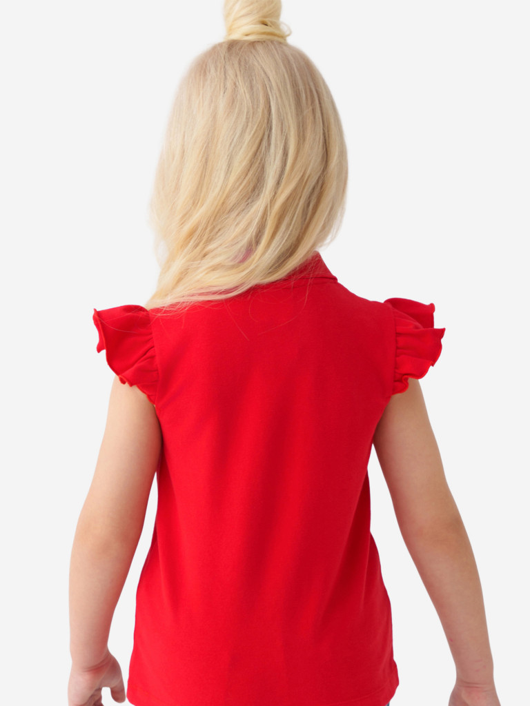 Футболка-поло для девочки PlayToday