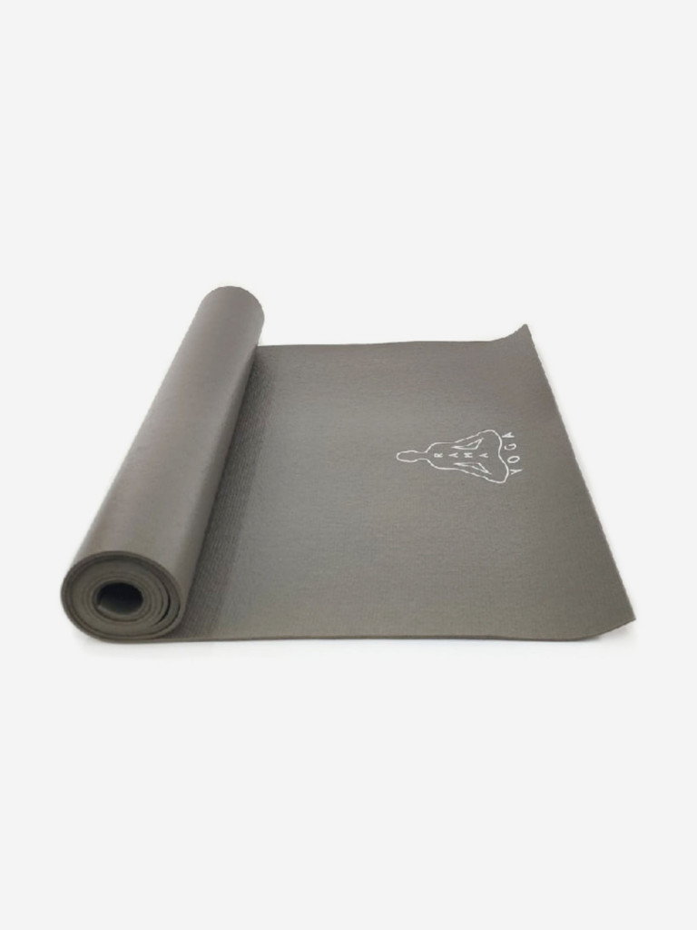 Коврик для йоги и фитнеса Mandala Grey Germany, 3мм, серый