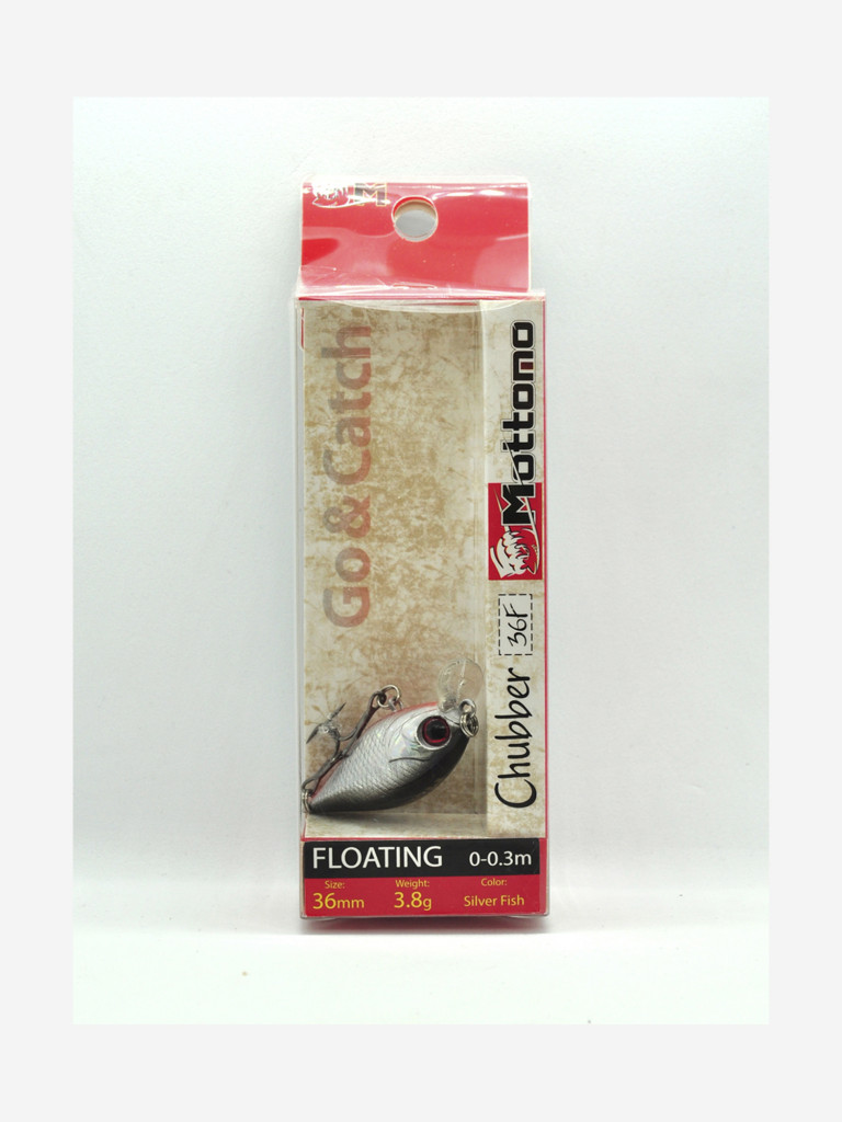 Воблер Mottomo Chubber 36F 3,8g Silver Fish