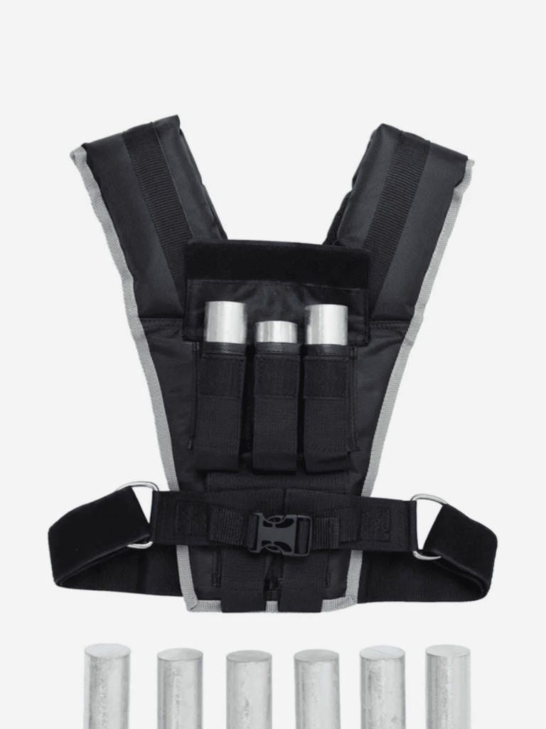 Жилет утяжелительный Sportlim RUNNER SHL-10 1-10 кг, черный (универсальный размер)
