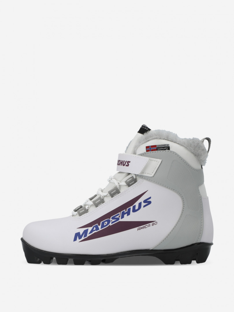 фото Ботинки для беговых лыж женские amica 80 nnn, белый madshus