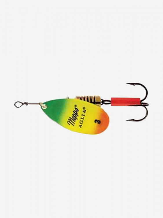 Блесна для рыбалки вертушка Mepps AGLIA FLUO, 3, Tiger, 1 штука