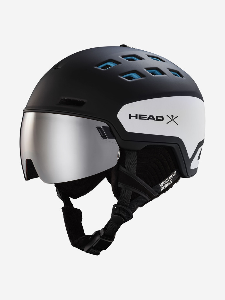 Горнолыжный шлем с визором Head Radar WCR Black-White S2