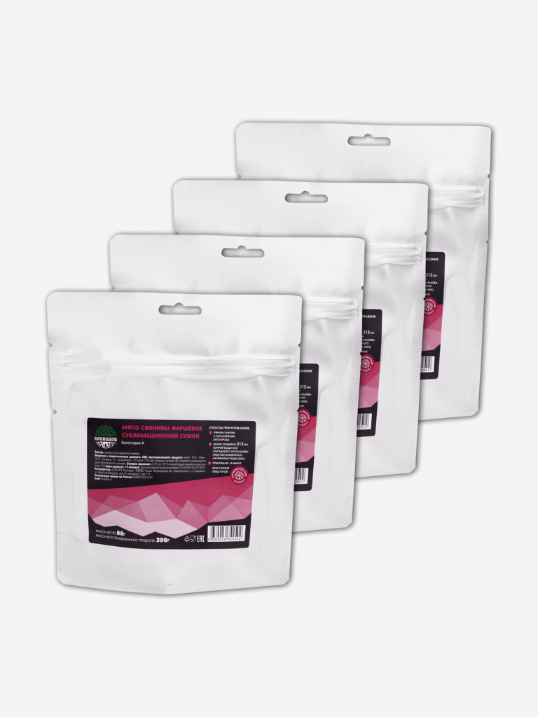 Сублимат Мясо свинины фарш (Кронидов) 88гр. 4шт.