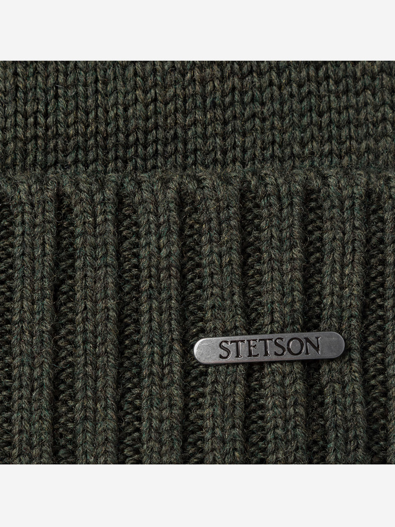 Шапка с отворотом STETSON 8589303 BEANIE MERINO