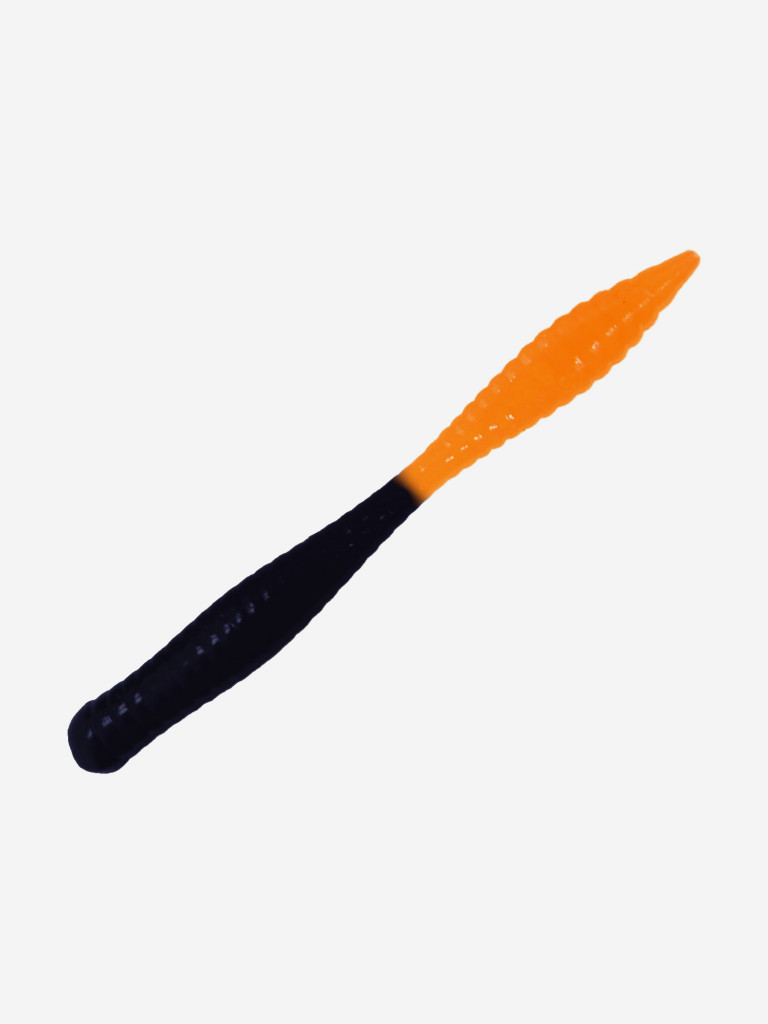Силикон TROUT LURE (SANSAN) в банке, BEAVER 77, СЫР,COL. 21 (Black-Orange), (10шт)