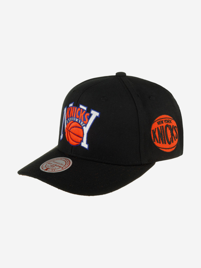 Бейсболка MITCHELL NESS HHSS6278-NYKYYPPPBLCK New York Knicks NBA (черный)