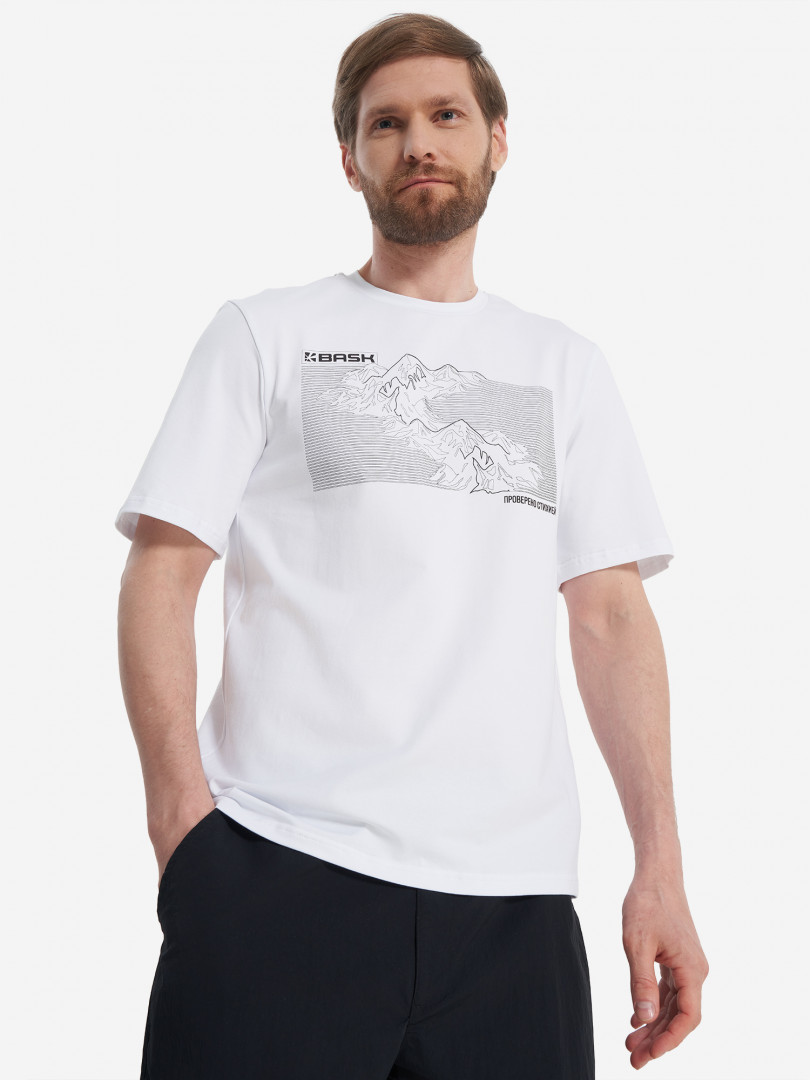 Футболка мужская Bask Topography Mt V2 Белый 2399₽
