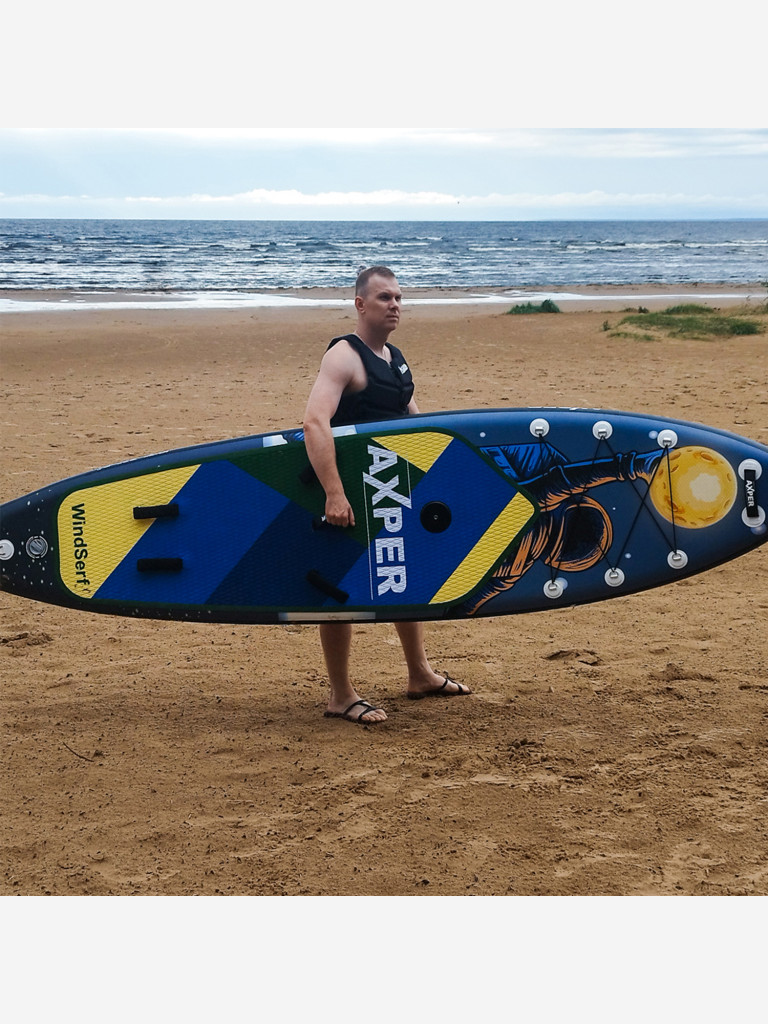 Надувная двухслойная SUP доска AXPER WindSup Space 10'7" (под парус)