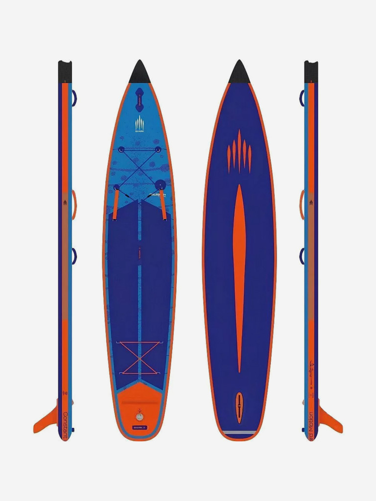 Сапборд надувной двухслойный Shark Cruiser+ Perfomance All Round 11.6x32x6, 350x81x15 см