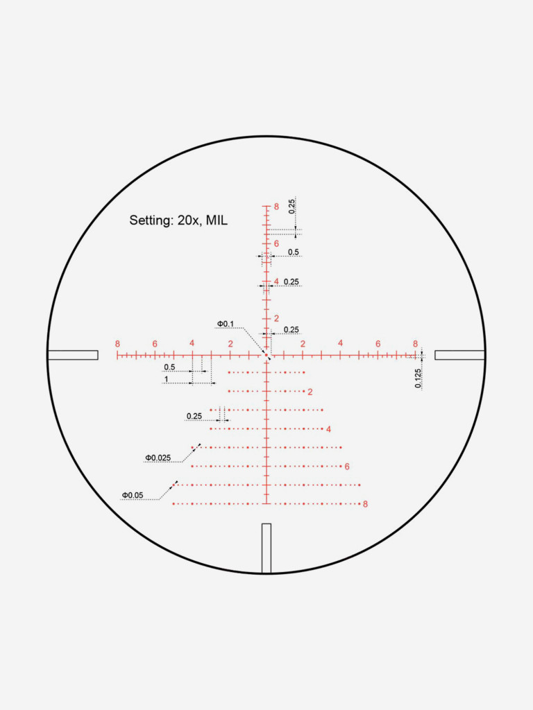 Прицел оптический Vector Optics Continental Tactical 5-30x, с подсветкой