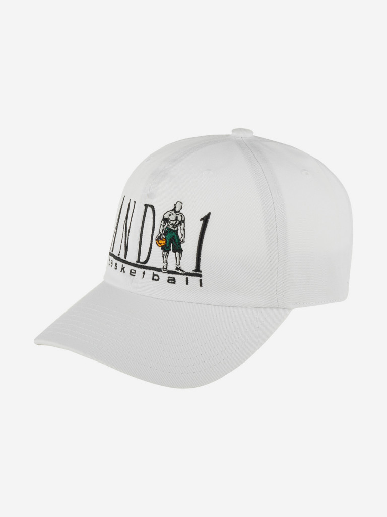 Бейсболка MITCHELL NESS HLUX6888-CLBYYPPPWHIT And 1 (белый)
