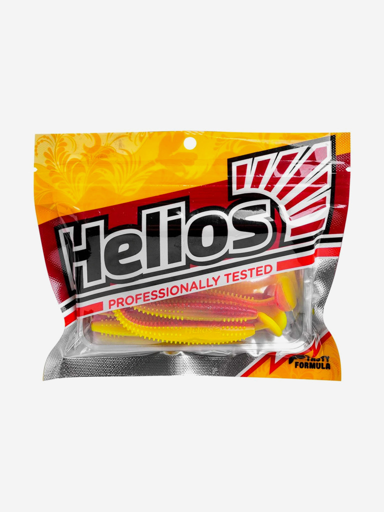 Мягкая приманка Helios Shaggy, 3,35'' / 8,5 см, Red Lemon, 5 шт (HS-16-050)
