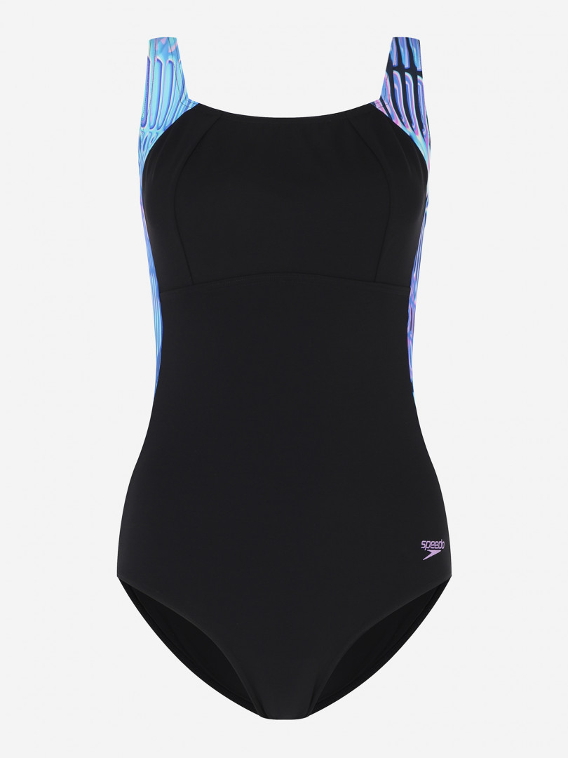 Купальник слитный женский Speedo Lunalustre, Черный