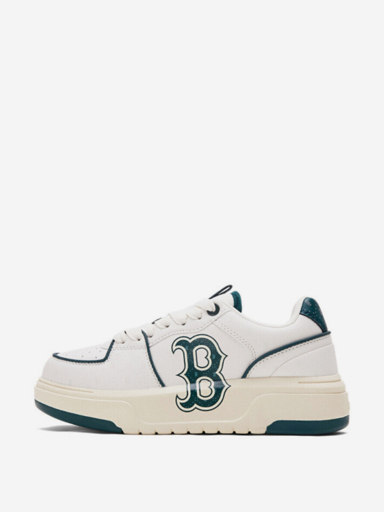 Кеды низкие MLB Chunky Liner Бежево-зеленые