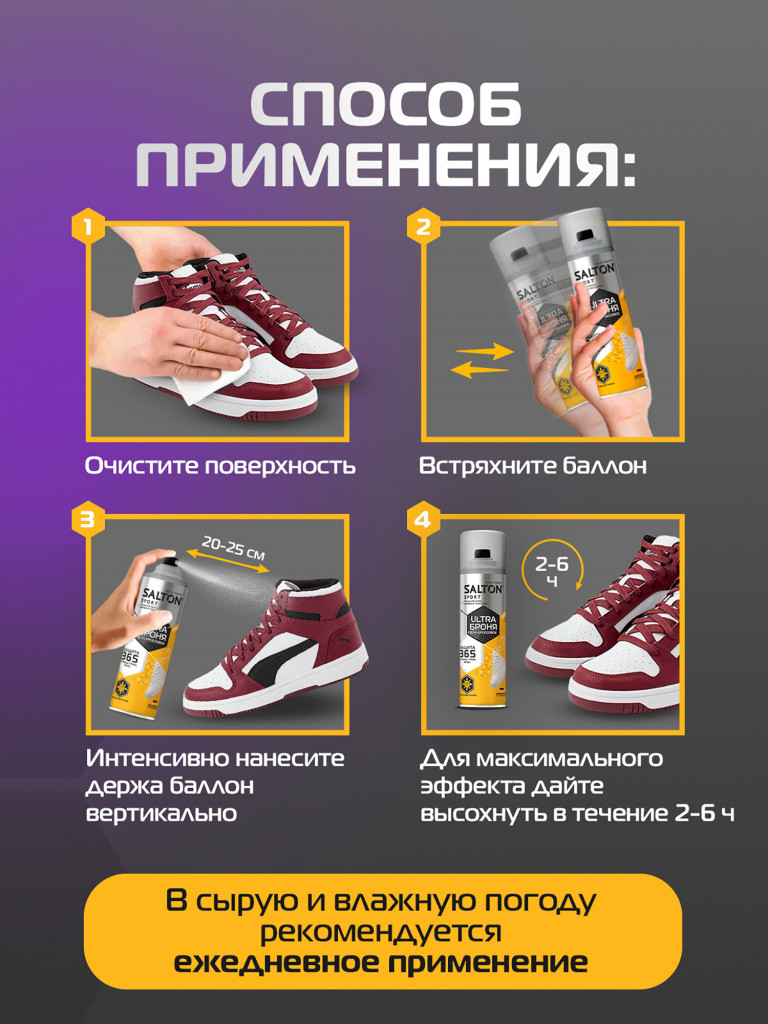 Salton Sport ULTRA Броня для кроссовок, 200 мл