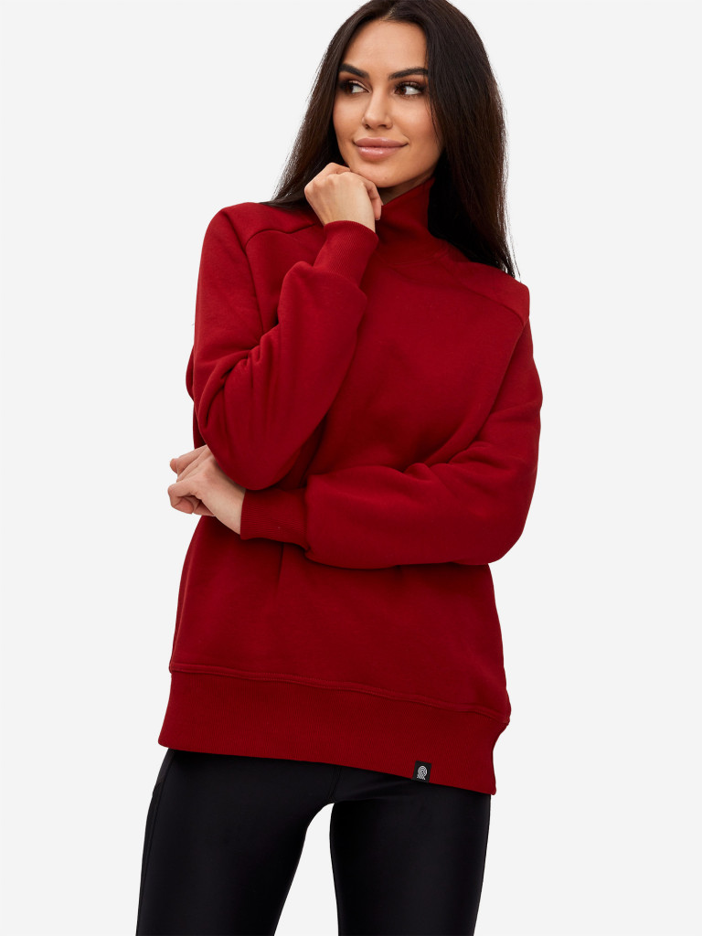 Свитшот спортивный оверсайз женский с начесом Rebelpro