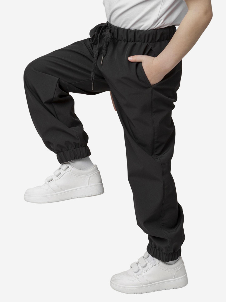 Брюки софтшелл для мальчика batik черный