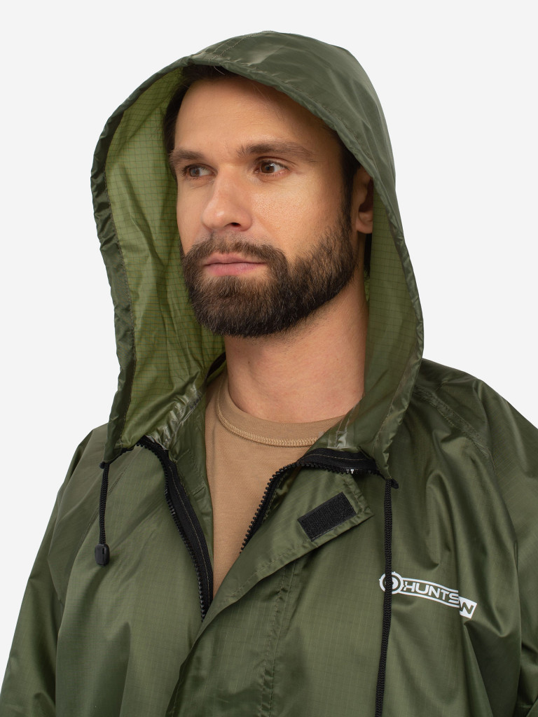 Плащ мужской Huntsman ВВЗ для рыбалки и охоты, ткань таффета 3000 мм вод.ст.