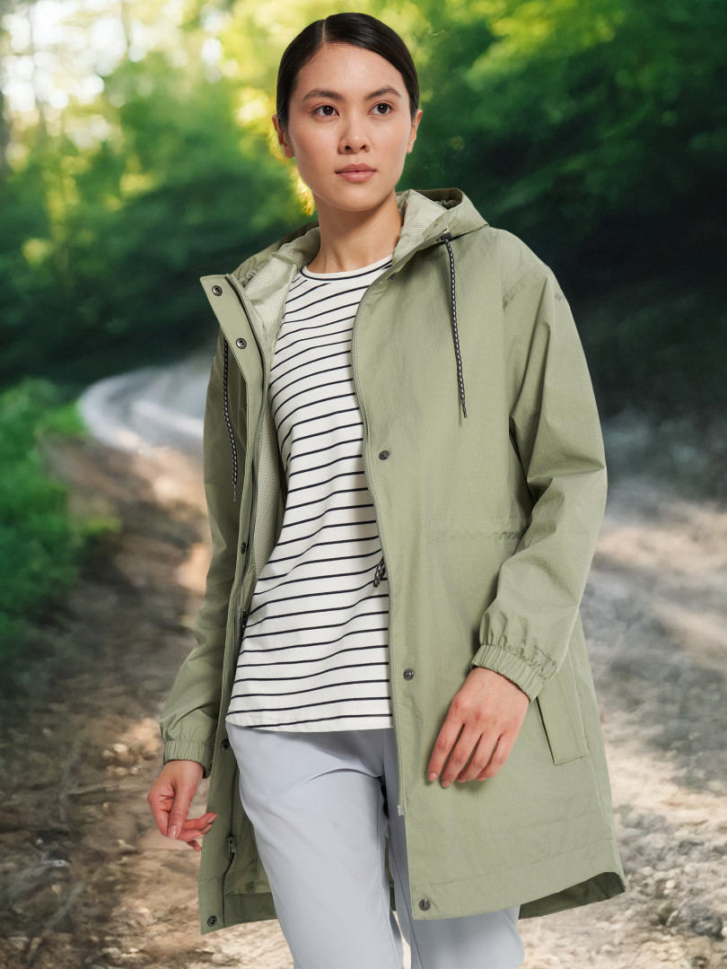 фото Ветровка женская columbia splash side ii jacket, зеленый