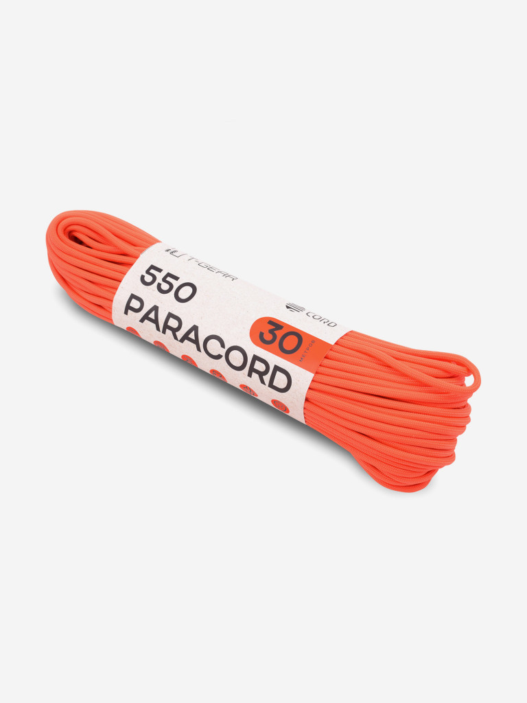 Паракорд 550 T-Gear x CORD nylon 30м (Neon Orange)