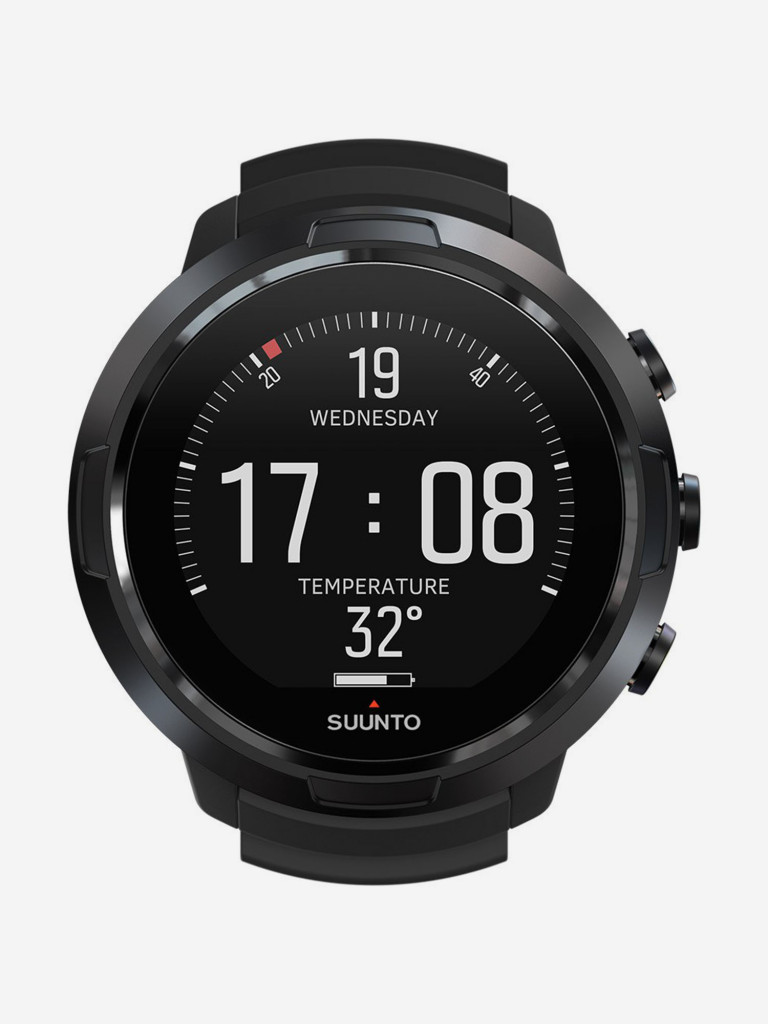 Компьютер для дайвинга SUUNTO D5 ALL BLACK/сталь, черный/черный ремешок (SS050192000)