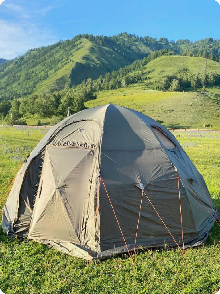 Палатка всесезонная МФП-3 Берег Хаки двухслойная