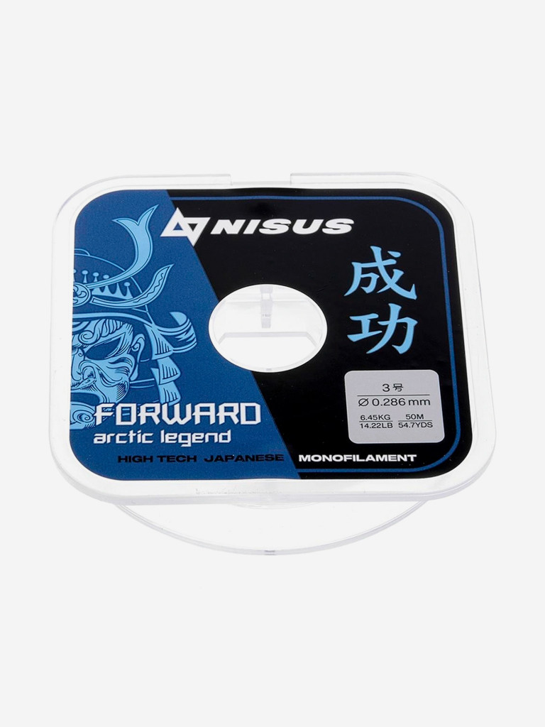 Леска для рыбалки Nisus FORWARD ARCTIC LEGEND Nylon 0,286мм, 50м, 6,45кг, прозрачный