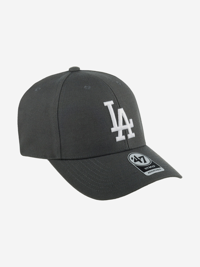 Бейсболка 47 BRAND B-MVP12WBV-CCG Los Angeles Dodgers MLB (серый)