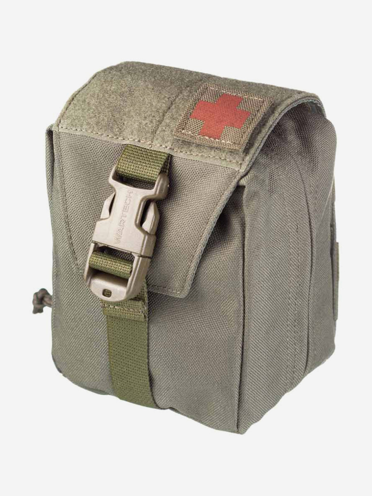 Подсумок тактический Wartech UP-103 под аптечку, отрывной, олива